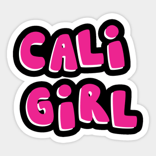 Cali Girl Sticker